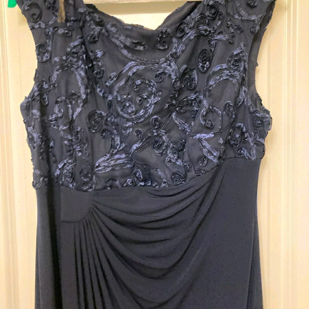 Navy Mother of the Bride Dress